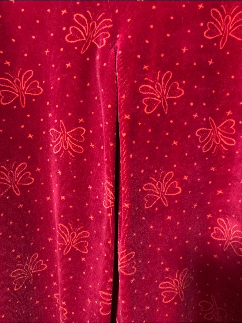 Gudrun Sjoden Velour Midi Dress Long Sleeve Front Pleat Butterflies Size XLarge - Picture 12 of 16